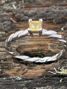 Yellow Sapphire Ring - Andrea Spicer