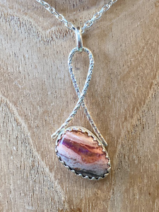 Fire Agate Pendant - Andrea Spicer