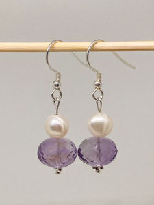 Amethyst & Pearl Drops - Andrea Spicer
