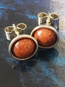 Goldstone Studs - Andrea Spicer
