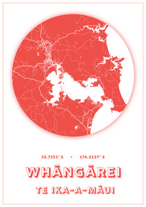Products: Whangarei Map Dot