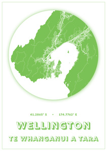 Products: Wellington Map Dot