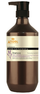Products: Angel Lavender Violet Tone Correcting Shampoo 400ml & 800ml Andrew Mae