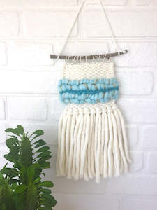 Mini Wall Hanging - Light Blues