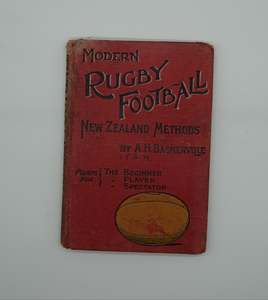 rare early sporting memorabilia.... Modern Rugby Football New Zealand Methods, 1907