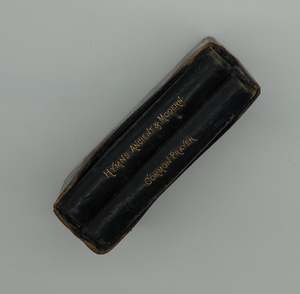 Here is a lovely scarce gift... Two leatherbound pocket books in a leather slip &hellip;