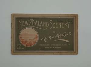 Historic tourist booklet... New Zealand Scenery by Muir & Moodie - The Cold Lake&hellip;