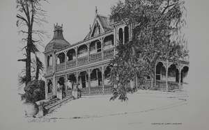 New Zealand Historic Building Prints, drawn by Peter G. Leitch