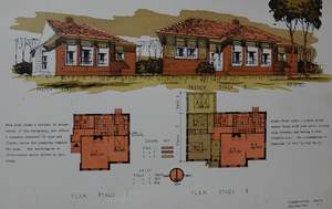 Art Posters: Houses for Servicemen - historically important housing plans for returning war heros