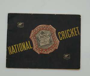 Cricketing memorabilia! NZ National Cricket guide from the late 1940's