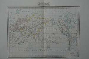 Historic World Map published in 1832