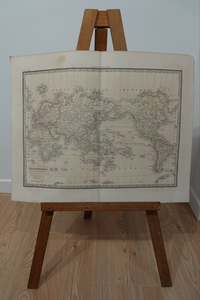 Historic World Map from 1842