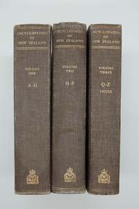 An Encyclopedia of New Zealand Vols I-III