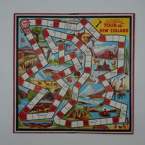 Classic NZ Board game... Holdson's Educational Tour of New Zealand, 1950s