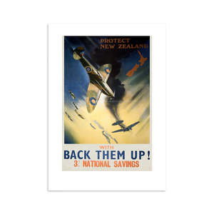 Back Them Up III War Print A4