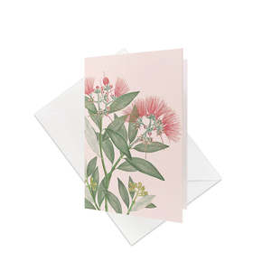 Vintage Pohutukawa - Mini Gift Card & Envelope