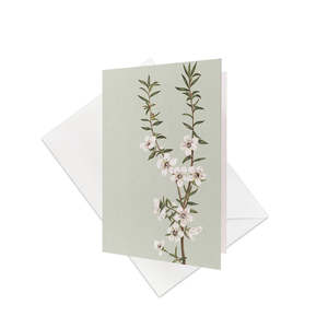 Vintage Botanical Manuka - Mini Gift Card & Envelope