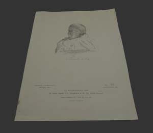 Te Rauparaha, 1839. Limited Edition fascimile of the original Charles Heaphy drawing