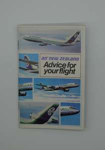 Air New Zealand ephemera from the mid 1970's