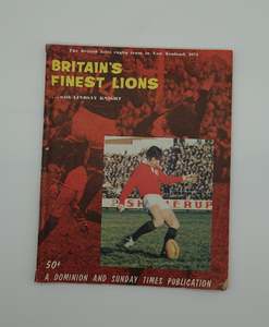 Books Magazines: Rugby memorabilia... Souvenir magazine - Britain's Finest Lions, 1971