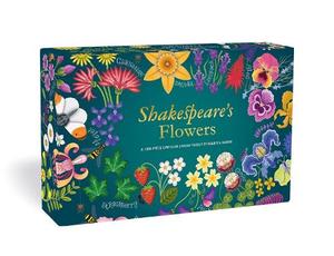Art Posters: Shakespeare's Flowers, a 1000 piece circular puzzle by Rebecca Harris
