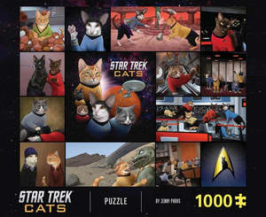 Toys Pastimes: Star Trek Cats 1000 piece puzzle