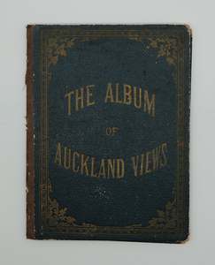 Rare Victorian Auckland images in a cloth leather bound booklet, circa 1900