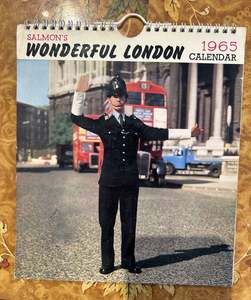 Iconic travel ephemera - Salmon's Wonderful London 1965 Calendar