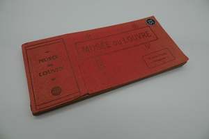 Vintage Postcard booklet from Musee Du Louvre, 1950s