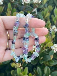 Products: Fluorite Chip Bracelet