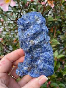 Blue Dot Jasper Lion
