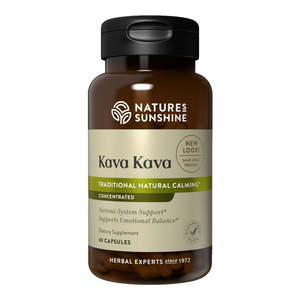 Products: Natures Sunshine Kava Kava 60 Capsules