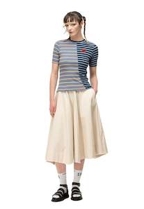 Tops: Divided Tee - Blues