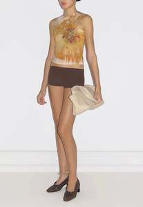 Paloma Wool: Peonia Top - Floral Print