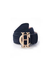 Belts: HC Classic Belt Suede - Ink Navy