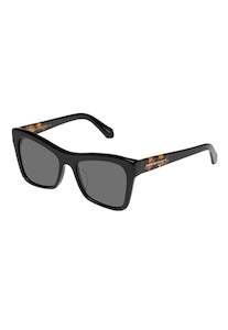 Karen Walker Eyewear: Hallowed Sunglasses - Black