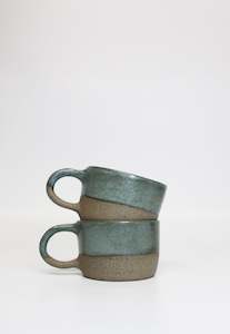 Espresso Mug With Handle - Green