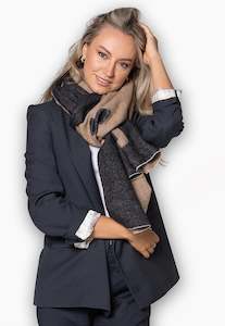 Dark Hampton: The Ferguson Wool Blanket Scarf