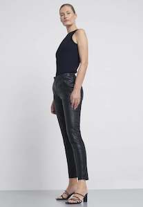 Novo: Leather Pants - Black