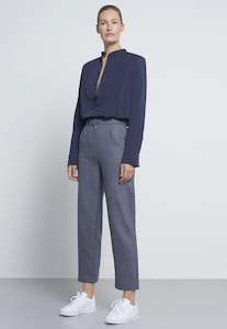 Novo: Cotton Shirt - Navy