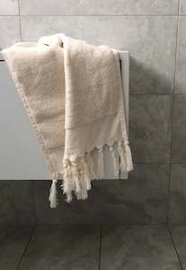 Aspen Organic Hand Towel - Ecru