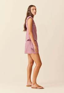 Raquel Bow Short - Pink Burgundy