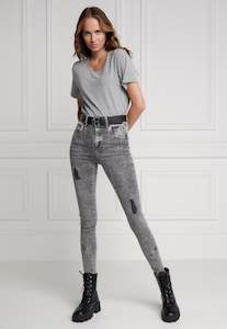 Hc Country Collection: Jodhpur Jean - Distressed Ash Grey