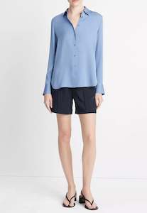 Vince: Slim Fitted Blouse - Azure Gem
