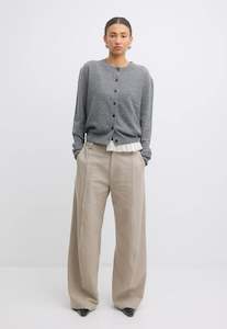 Farrah Knit Cardi - Gray