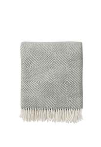 Cushions Linen: Gooseye Lambswool Throw - Green