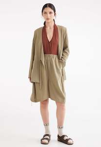 Jackets Blazers: Draper Wrap Jacket- Houndstooth