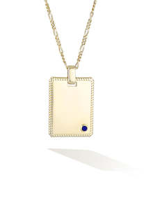 Dhahab: Stevie Lapis Necklace