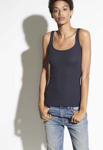 Vince: Scoop Neck Tank - Coastal Blue