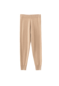 N.46 Cashmere Classic Track Pant - Tan